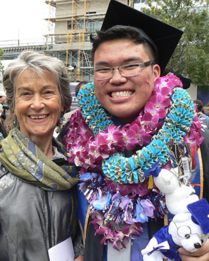 homas Le with Jeanne Pimentel